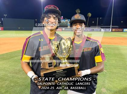 Thumbnail 2 in Salpointe Catholic vs. Flagstaff (AIA 4A Final - Awards) photogallery.