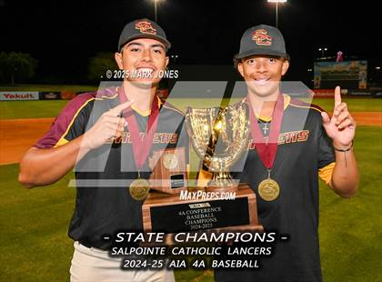 Thumbnail 1 in Salpointe Catholic vs. Flagstaff (AIA 4A Final - Awards) photogallery.
