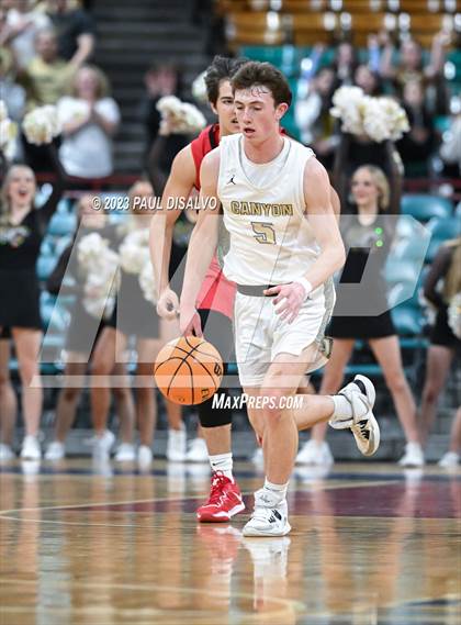 Thumbnail 3 in Rock Canyon vs. Regis Jesuit (CHSAA 6A Great 8) photogallery.