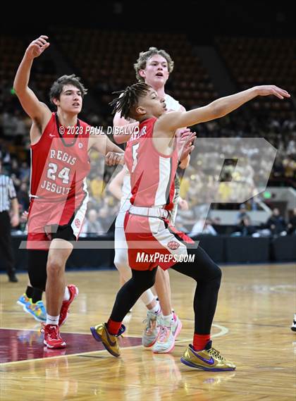 Thumbnail 3 in Rock Canyon vs. Regis Jesuit (CHSAA 6A Great 8) photogallery.