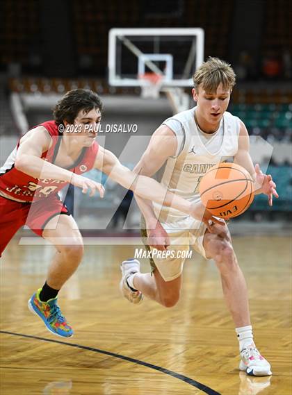 Thumbnail 3 in Rock Canyon vs. Regis Jesuit (CHSAA 6A Great 8) photogallery.