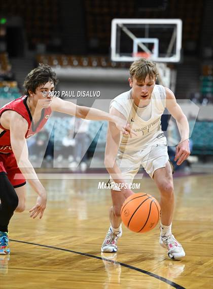 Thumbnail 1 in Rock Canyon vs. Regis Jesuit (CHSAA 6A Great 8) photogallery.