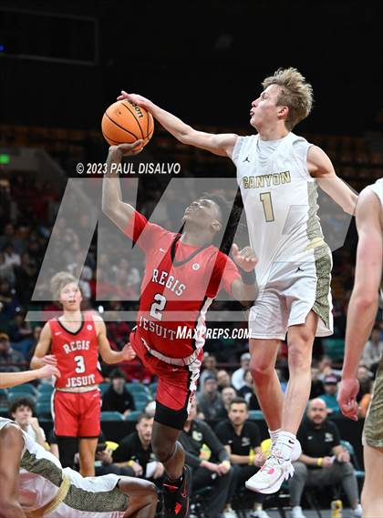Thumbnail 2 in Rock Canyon vs. Regis Jesuit (CHSAA 6A Great 8) photogallery.