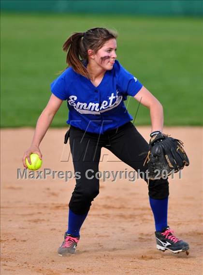Thumbnail 2 in Skyview vs Emmett (4A District Tournament, Championship Game) photogallery.