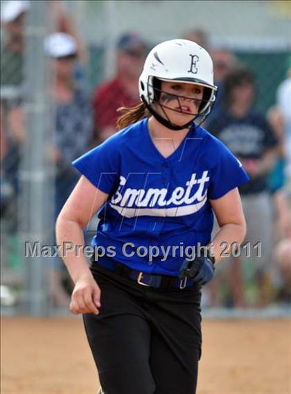 Thumbnail 3 in Skyview vs Emmett (4A District Tournament, Championship Game) photogallery.