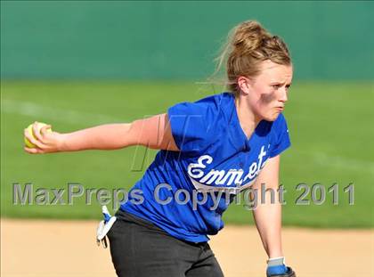 Thumbnail 1 in Skyview vs Emmett (4A District Tournament, Championship Game) photogallery.