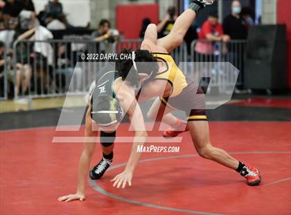 Thumbnail 2 in Arlington vs Lakeside (CIF Southern Section Wrestling Championships) photogallery.