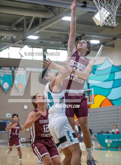 Thumbnail 3 in Escondido Charter vs. Del Lago Academy (Del Lago Tournament) photogallery.