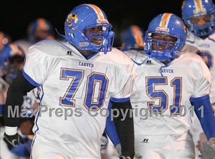 Thumbnail 3 in Lincolnton vs. Carver (NCHSAA 2A Semifinal) photogallery.
