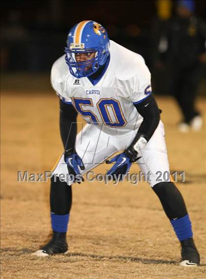 Thumbnail 2 in Lincolnton vs. Carver (NCHSAA 2A Semifinal) photogallery.