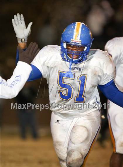 Thumbnail 2 in Lincolnton vs. Carver (NCHSAA 2A Semifinal) photogallery.