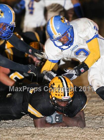 Thumbnail 3 in Lincolnton vs. Carver (NCHSAA 2A Semifinal) photogallery.