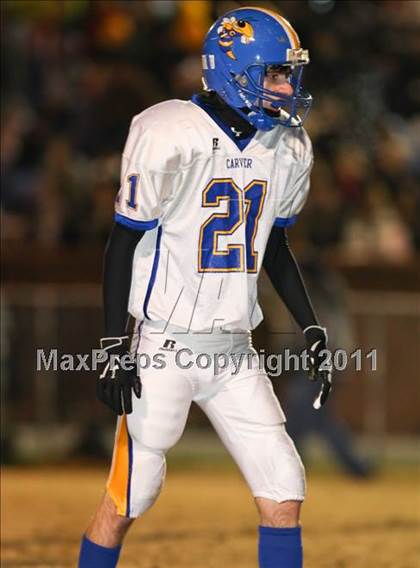 Thumbnail 2 in Lincolnton vs. Carver (NCHSAA 2A Semifinal) photogallery.