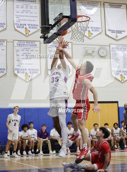Thumbnail 1 in Clarkstown North vs. Somers (Pelham Booster Club Tournament) photogallery.