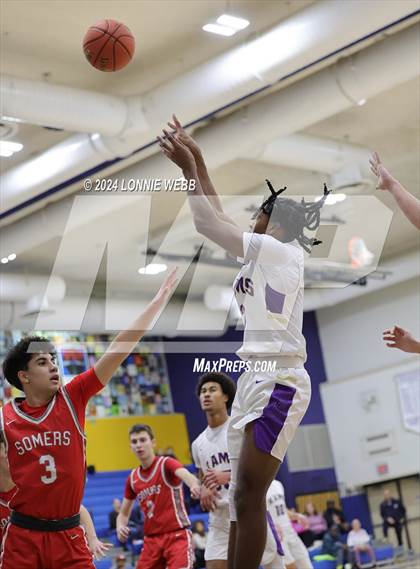 Thumbnail 3 in Clarkstown North vs. Somers (Pelham Booster Club Tournament) photogallery.