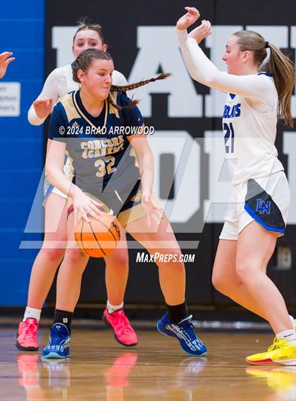 Thumbnail 2 in Concord Academy vs. Lake Norman (Phenom Lakesgiving) photogallery.