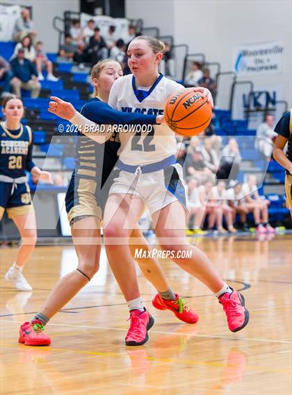 Thumbnail 2 in Concord Academy vs. Lake Norman (Phenom Lakesgiving) photogallery.