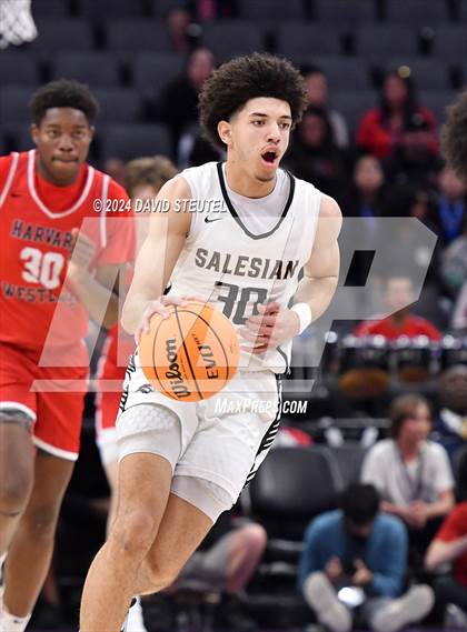 Thumbnail 2 in Harvard-Westlake vs. Salesian College Preparatory (CIF State Open Div. Final) photogallery.