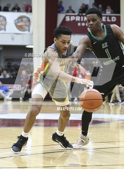 Thumbnail 1 in Oak Hill Academy vs AZ Compass Prep (Spalding Hoophall Classic) photogallery.
