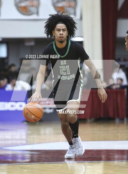Thumbnail 3 in Oak Hill Academy vs AZ Compass Prep (Spalding Hoophall Classic) photogallery.