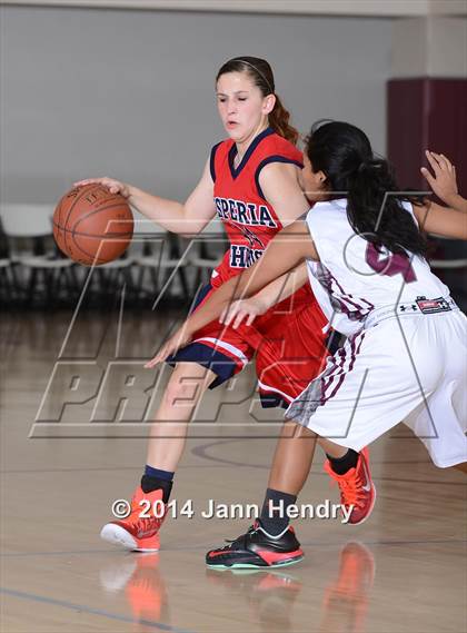 Thumbnail 1 in Hesperia Christian vs. Rancho Mirage (MaxPreps Holiday Classic) photogallery.