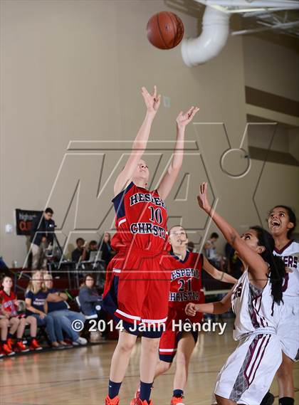 Thumbnail 3 in Hesperia Christian vs. Rancho Mirage (MaxPreps Holiday Classic) photogallery.
