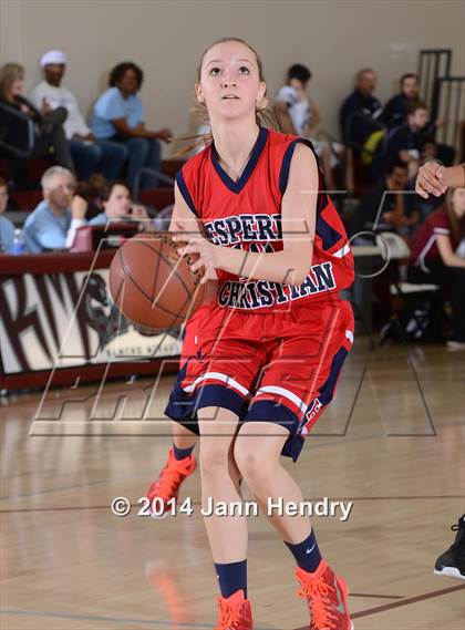 Thumbnail 2 in Hesperia Christian vs. Rancho Mirage (MaxPreps Holiday Classic) photogallery.