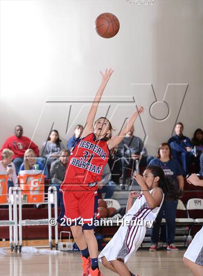 Thumbnail 2 in Hesperia Christian vs. Rancho Mirage (MaxPreps Holiday Classic) photogallery.