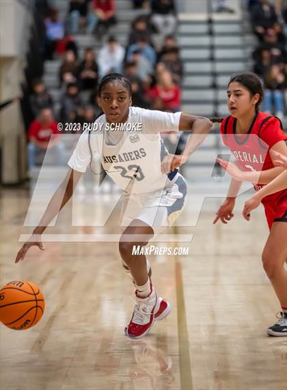 Thumbnail 1 in Imperial vs. Mater Dei Catholic (CIF SDS D1 Championship) photogallery.