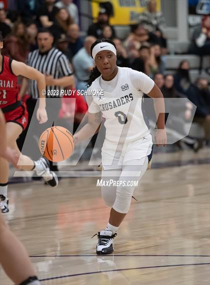 Thumbnail 3 in Imperial vs. Mater Dei Catholic (CIF SDS D1 Championship) photogallery.