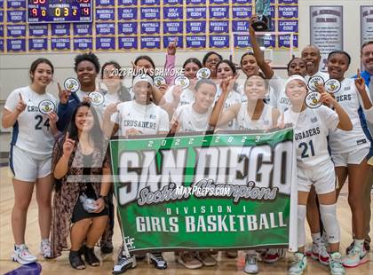 Thumbnail 1 in Imperial vs. Mater Dei Catholic (CIF SDS D1 Championship) photogallery.