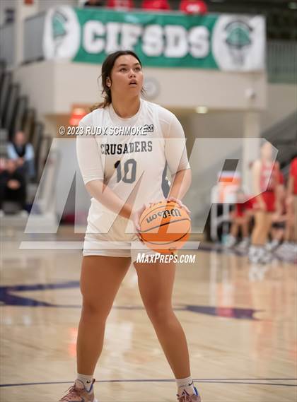 Thumbnail 2 in Imperial vs. Mater Dei Catholic (CIF SDS D1 Championship) photogallery.