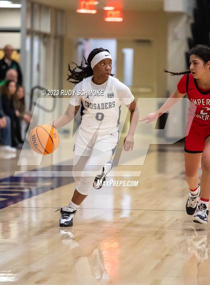 Thumbnail 3 in Imperial vs. Mater Dei Catholic (CIF SDS D1 Championship) photogallery.