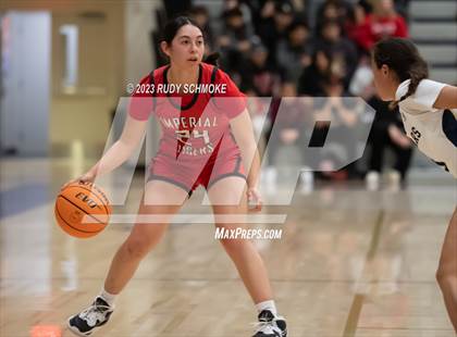 Thumbnail 3 in Imperial vs. Mater Dei Catholic (CIF SDS D1 Championship) photogallery.