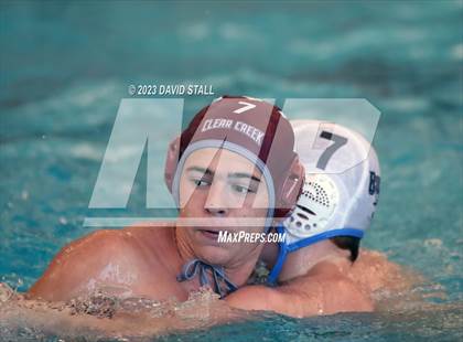 Thumbnail 2 in Clear Creek vs Brazoswood (Purple Monkey Tournament) photogallery.