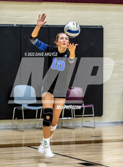 Thumbnail 2 in Pleasant Grove vs. Fremont (5A/6A Volleyball Challenge) photogallery.