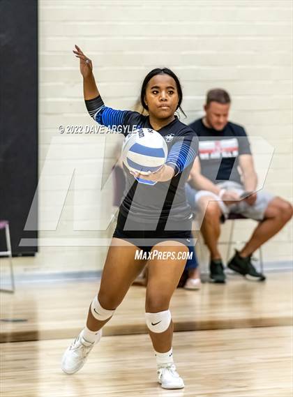 Thumbnail 2 in Pleasant Grove vs. Fremont (5A/6A Volleyball Challenge) photogallery.