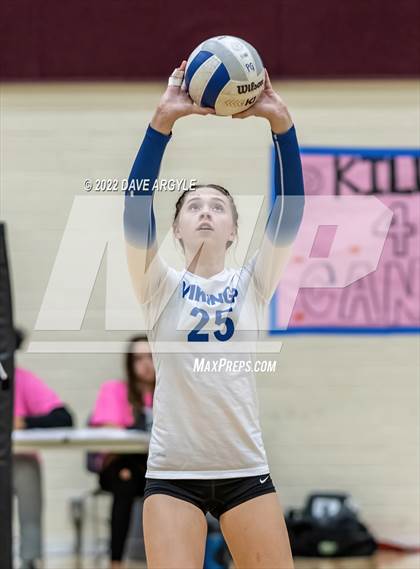Thumbnail 3 in Pleasant Grove vs. Fremont (5A/6A Volleyball Challenge) photogallery.