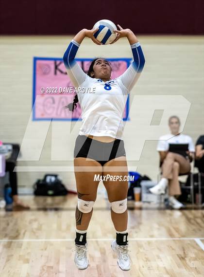 Thumbnail 2 in Pleasant Grove vs. Fremont (5A/6A Volleyball Challenge) photogallery.