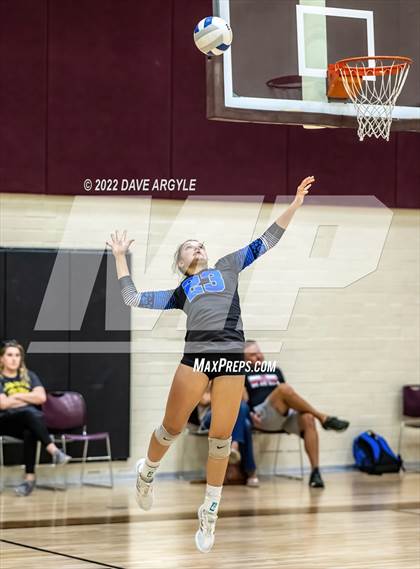 Thumbnail 2 in Pleasant Grove vs. Fremont (5A/6A Volleyball Challenge) photogallery.