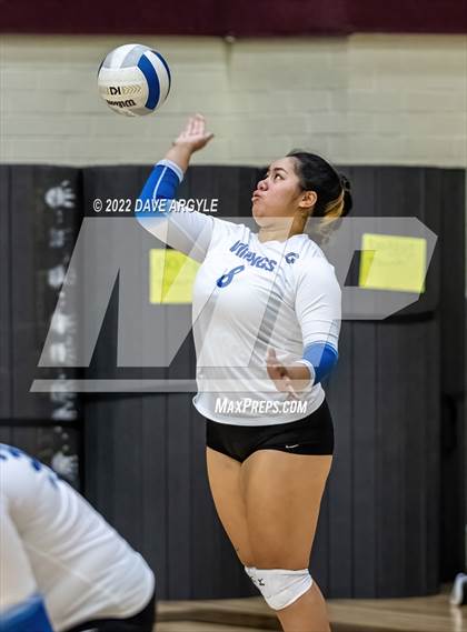 Thumbnail 2 in Pleasant Grove vs. Fremont (5A/6A Volleyball Challenge) photogallery.
