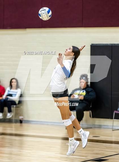 Thumbnail 3 in Pleasant Grove vs. Fremont (5A/6A Volleyball Challenge) photogallery.