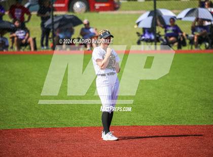 Thumbnail 2 in Guyer vs. Weslaco (UIL 6A Softball Semifinal) photogallery.