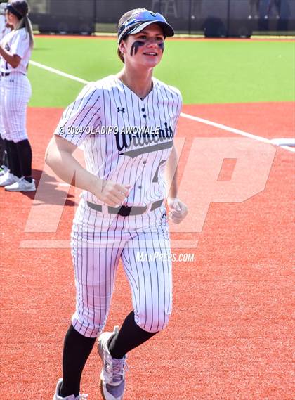 Thumbnail 2 in Guyer vs. Weslaco (UIL 6A Softball Semifinal) photogallery.