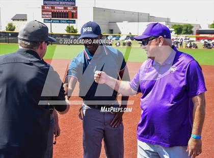 Thumbnail 3 in Guyer vs. Weslaco (UIL 6A Softball Semifinal) photogallery.