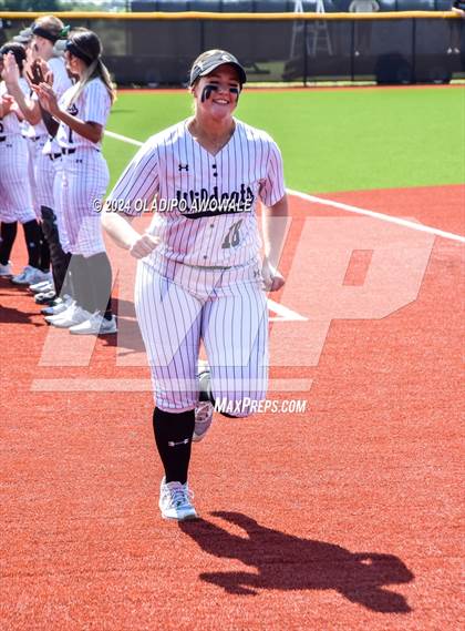 Thumbnail 2 in Guyer vs. Weslaco (UIL 6A Softball Semifinal) photogallery.