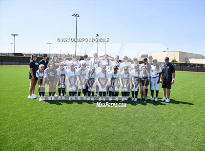 Thumbnail 2 in Guyer vs. Weslaco (UIL 6A Softball Semifinal) photogallery.