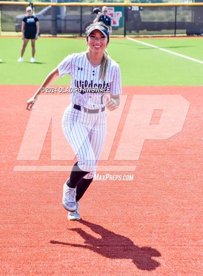 Thumbnail 2 in Guyer vs. Weslaco (UIL 6A Softball Semifinal) photogallery.