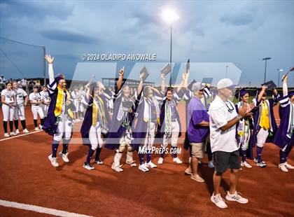 Thumbnail 1 in Guyer vs. Weslaco (UIL 6A Softball Semifinal) photogallery.
