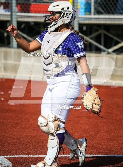 Thumbnail 1 in Guyer vs. Weslaco (UIL 6A Softball Semifinal) photogallery.